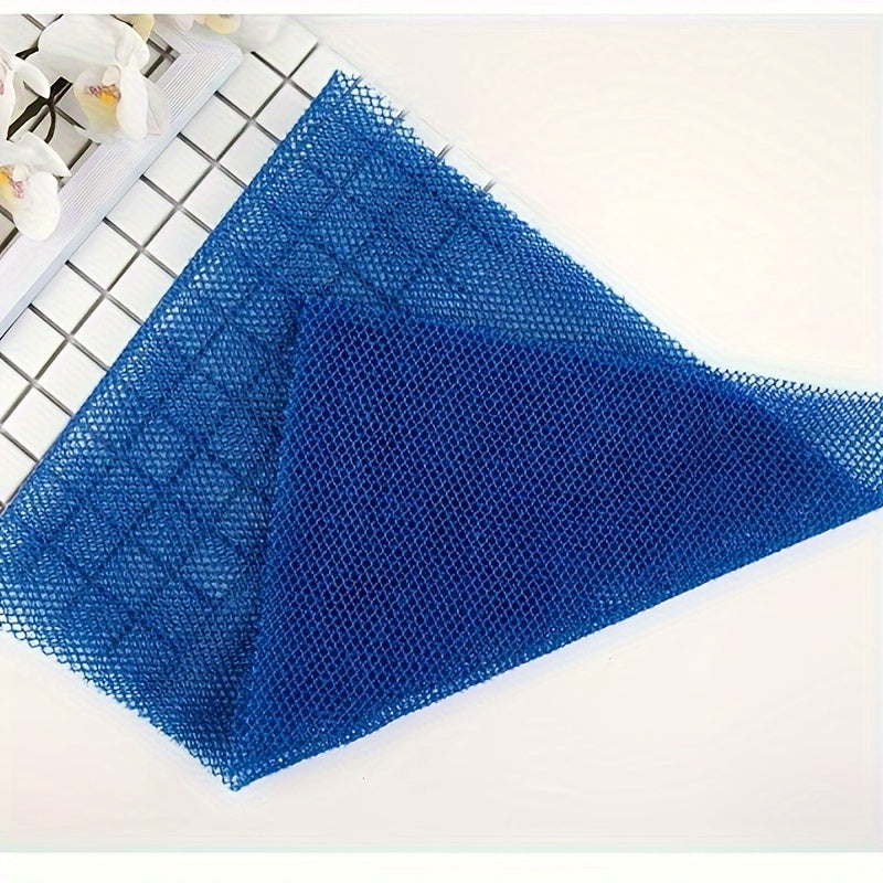 1pc Nylon & Polyester Bath Scrubber, Deep Cleansing Exfoliating Towel for Sauna & Shower, Durable Personal Care Bath Tool